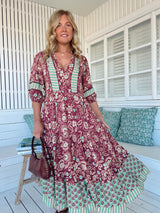 Mila Midi Dress - Athena