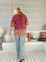 Arden Blouse - Bee Orchid