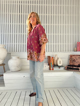 Arden Blouse - Bee Orchid