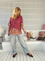 Arden Blouse - Bee Orchid