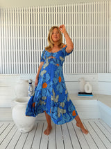 Rini Midi Dress - Blue Bell