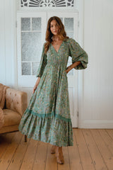 Carmen Maxi Long sleeve - Sagewood