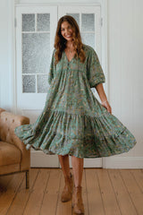 Monday Midi Dress - Sagewood