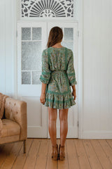 Abio Mini Dress - Sagewood