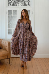 Teresa Maxi Dress - Midnight Meadow
