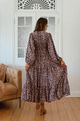 Teresa Maxi Dress - Midnight Meadow