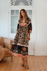Boheme Midi Dress - Jardin