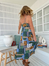 Porter Slip Dress - Emerald Cove