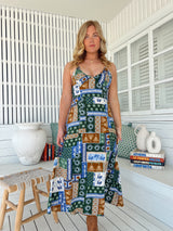 Porter Slip Dress - Emerald Cove