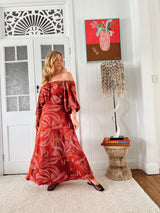 HALLIE MAXI - Hibiscus