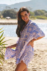 Dustin Shirt Dress - Mai Tai