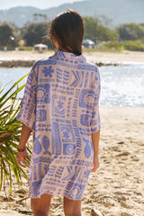 Dustin Shirt Dress - Mai Tai