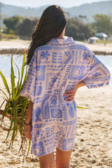 Dustin Shirt Dress - Mai Tai