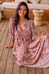 Boheme Midi Dress - Indah