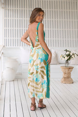 Amira Maxi Dress - Himalayan Poppy