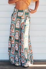 Hibiscus Pants - Emerald Arches