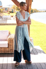 Make A Splash Embellished Top ~ Free People