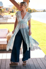 Make A Splash Embellished Top ~ Free People