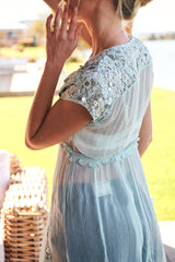 Make A Splash Embellished Top ~ Free People