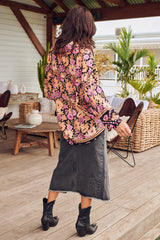 Novella Shirt - Apricot Blossom