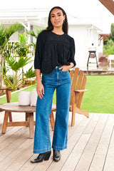 Chantelle Top ~ Black - Salena