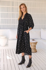 Boheme Midi Dress - Love is all around