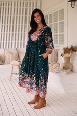 Boheme Midi Dress - Estella