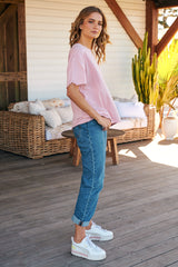 Nina Tee - Silver Pink