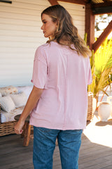 Nina Tee - Silver Pink