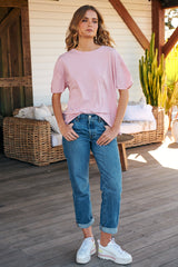 Nina Tee - Silver Pink