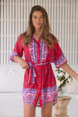Blair Shirt Dress - Florian