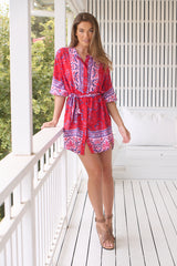 Blair Shirt Dress - Florian
