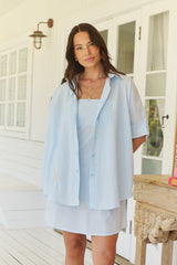 Bon Mini Dress Sky Blue- Still Colour