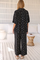 Samara Shirt - Love is all around Black