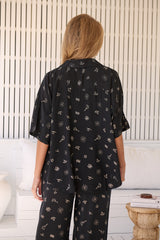 Samara Shirt - Love is all around Black