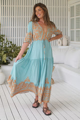 Tessa Maxi Dress - Arabian Nights