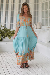 Tessa Maxi Dress - Arabian Nights