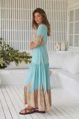 Tessa Maxi Dress - Arabian Nights