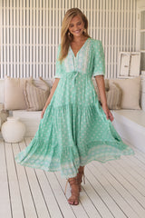 Tessa Maxi Dress - Sea Foam