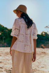 Cabarita blouse - Salt