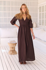 Aura Dress - Chocolate Wanderlust