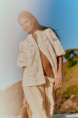 Cabarita blouse - Salt