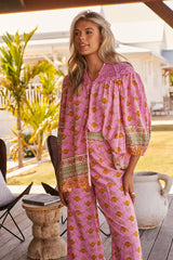 Florence Blouse - Blushing Meadow