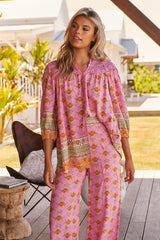 Florence Blouse - Blushing Meadow