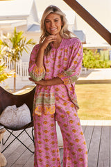 Florence Blouse - Blushing Meadow