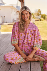 Florence Blouse - Blushing Meadow