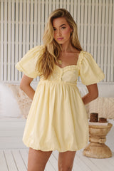 Rendezvous Me Mini Dress - Limonilla ~ Free People