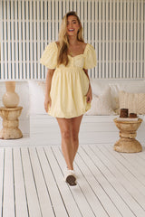 Rendezvous Me Mini Dress - Limonilla ~ Free People