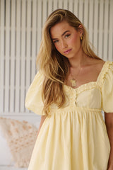 Rendezvous Me Mini Dress - Limonilla ~ Free People