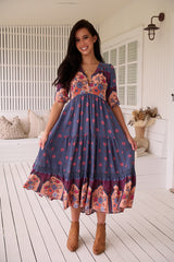 Eve Lace Midi Dress - Laney